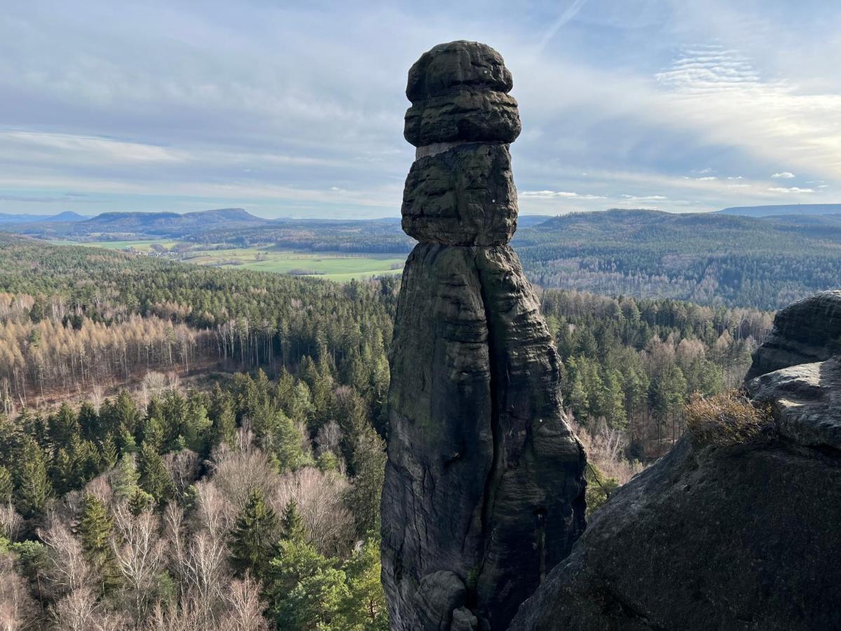 Pension Soutesky Hřensko Exteriör bild